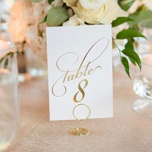 Wedding number holders